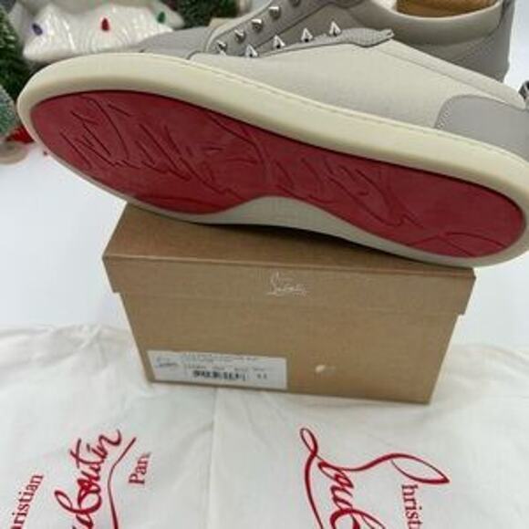 Men's Christian Louboutin F. A. V. Fique slip on sneakers size 43 made in Italy. - Picture 3 of 14